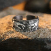 Qeenkiss Silver Vintage God Hand Ring for Men Jewelry Birthday Wedding Party Boyfriend Father Gift - Image 2