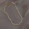 Baroque Freshwater Pearl Gold Ladies Jewelry Sets For Women Necklace Bracelet No Fade Gifts - Image 1