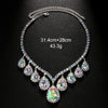Stonefans Wedding Drop Rhinestone Necklace for Women Free Shipping Queen Belly Dance Accessories Statement Jewelry