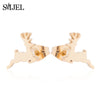 Minimalist Silver Color Deer Horn Earrings Women Christmas Jewelry Cute Elk Antler Ear Studs Unique Tree Branch Earings - Image 10
