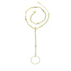 Gold Color Geometric Various Shaped Bezel CZ Plain Bar Charm Double Layer Sexy Women Hand Chain Bracelets - Image 5