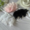 Exaggerated Ostrich Natural Feather Cuff Wrist Sleeve Bracelets for Women Summer Party Boho Adjustable Bangles Y2K Jewelry Gift - Image 6
