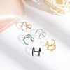 Stainless Steel Fake Piercing U-shaped Double Layer Ear Clips Lip Clip for Women Charms Ear Bone Nail Ear Cuff Jewelry - Image 2