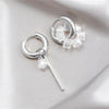 Statement Minimalist Gold Silver Color Asymmetric Square crystal Pendant Hoop Earrings Street Style Elegant Jewelry - Image 14