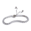 Bling Cubic Zirconia Adjustable Pulled Out Bracelet Bangle Shiny Pvd Wrist Jewelry Women Gift - Image 14
