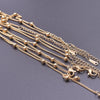 Ten-Piece Stainless Steel Chain Necklace Lot in Gold-Tone with 45 cm Length - Image 13