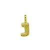Stainless Steel Gold Plated 26 Letters Name Necklace Zircon Pendant Necklace - Image 28