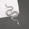 Snake Brooch Women's Lapel Pin Gold Color Badge Wedding Dress Ornament - Image 5