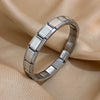 Greatera 9mm Width Italian Charm Stainless Steel Stretch Bracelets Bangles for Women Elastic Link Chain Wristband Jewelry - Image 10