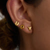 26 Initial Letter Stainless Steel Metal Creative Stud Earring For Women Anti Allergic Ears Jewelry Classic Letter Earring - Image 1