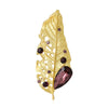 Rhinestone Leaf Brooches for Women Unisex Plant Pins 2-color Available Casual Party Accessories Gifts - Image 7