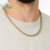 Stainless Steel Layered Chain Necklace with Rope or Box Chain Styles and 40 cm to 60 cm Length Options - Image 7