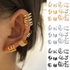 Punk Irregular Geometric Ear Cuff Earrings for Women, Non-Piercing Metal Clip Earring, Fake Cartilage, Jewelry Gifts - Image 1