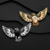 Retro Zircon Inlaid Eagle Brooch Charm Women's Brooch Jewelry Accessories Party Gift - Image 1