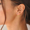 Rhinestone Stainless Steel Drop Earrings Bohemian Chain Earrings Women's Jewelry - Image 3
