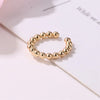 Half-Circle Clip-On Ear Cuff with Gold-Tone or Silver-Tone Finish - Image 17