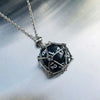 Metal Net Cage Crystal Necklace Stainless Steel Stone Holder Necklace Dice Crystal Pendant Necklace Jewelry for Women Men - Image 11