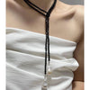 Multi-layered Blue Zircon Layer Necklace for Women Gentle Temperament Charm Clavicle Chain Simple Wedding Jewelry - Image 8