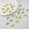 Stainless Steel Gold Plated 26 Letters Name Necklace Zircon Pendant Necklace - Image 3