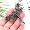 3pcs Movie Coraline Necklace Green Seeing Stone Pendant Necklace Rope Chain Black Skeleton Key Choker Dragonfly Hairpin Jewelry - Image 5