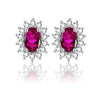 Gica Classic Multicolor 4 6mm Oval Flower Stud Earrings For Women Wedding Party Minimalist Jewelry Valentine's Day Gift - Image 11