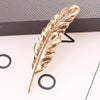 Large Leaf Brooch Feather Pin Men Overcoat Accessories Brooches for Women Jewelry - Image 4