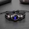 12 Zodiac Signs Constellation Charm Luminous Bracelet Men Women Multilayer Weave Leather Bracelet Bangle Birthday Gift - Image 17