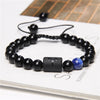 12 Constellation Zodiac Signs Bracelet Black Onyx Beads Cancer Leo Onyx Braided Bracelet for Women Men Couples Jewelry Gift - Image 4