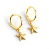 Silver Hoop Earrings Clip Golden Bowtie Ribbon Small Cute For Women Girl Gift Jewelry - Image 10