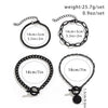 Gothic Metal Black Paint Box Chain Bracelet Simple Multi Layer Buckle Bracelet For Women Punk Hip Hop Jewelry Gift - Image 5