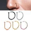 Fake Nose Ring Hoop No Piercing for Nose Lip and Ear 20G - Image 1