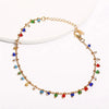 Colorful Crystal Beads Anklets for Women Boho Gold Color Chain Ankle Bracelet Leg Bracelet Ocean Beach Foot Jewelry - Image 5