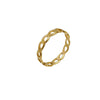 design stainless steel finger ring with chain chain design, jewelry - Image 6