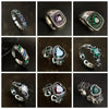 Vintage Geometric Zircon Open Finger Rings For Men Women Jewelry Gift Party Hip Pop кольцо женское - Image 1