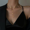 Y Shaped Pendant Necklace with Stainless Steel Chain - Image 7