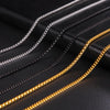 60cm Long Box Chain Necklace Men Stainless Steel Black Gold Color Link Chains Basic Punk Jewelry - Image 1