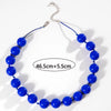 Colorful Resin Bead Choker Necklace with Large Round Beads - Image 7
