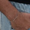Simple Men Stainless Steel Square Snake Bone Chain Bracelet Hip-Hop Jewelry Party Accessories Bracelet For Women - Image 3