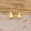 1 Pair Bowknot Christmas Tree Elk Jingle Bell Stud Earring for Women Stainless Steel Earrings Jewelry Xmas Gift - Image 7