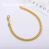 Silver, Gold, 5mm Embossed Bracelet for Men and Women, Charming, Wedding Gifts and Jewelry - Image 3