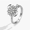 Beads Ring Fidget Spinner Rings Korea Crystal Butterfly Flower Star Moon Ring Jewelry Gift - Image 11