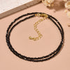 Bohemian Simple Design 2mm Stone Black Spinel Tiger Eye Lapis Faceted Beads Necklace for Men Women Wear Daily Jewelry - Image 7