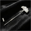 Simple Ginkgo Leaf Brooches for Women Accessories Suit Decoration Plant Brooch Men Badge Long Lapel Pins Friendship Gift - Image 6