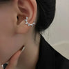 Zircon Double-layer Ear Cuff No Piercing Earring Punk Unique Metal Geometric Ear Clip for Women Jewelry - Image 11