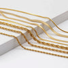 Stainless Steel Link Chain Anklet Gold Color Bracelet For Women Barefoot Beach Leg Chain Summer Jewelry Gift 23.5cm Long - Image 2