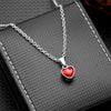 Stainless Steel Heart Urn Necklace with Birthstone Cremation Jewelry for Human Ashes, Keepsake Cremation Urn Jewelry - Image 11