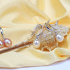 Natural Freshwater Cultured Pearl Drop Earrings for Women Silver Earrings Wedding Jewelry - Image 2