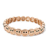 Happy Face Girls Bangle Gold Color Crystal Beads Women Bracelet Jewelry Accessories - Image 11