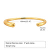 Round Circular Open Knot Cuff Bangle Bracelets For Women Elegant GoldColor Jewelry Noeud Armband Pulseiras - Image 14