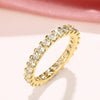 Bling Bling Promise Rings with Round CZ Delicate Low-key Wedding Ring for Women Silver Color Jewelry - Image 8